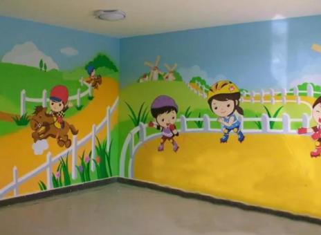 隆林幼儿园墙体彩绘制作流程及注意事项