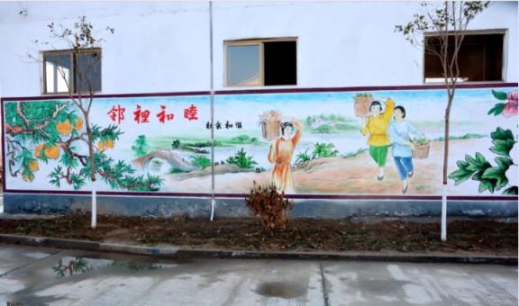 隆林乡镇文化墙 乡风文明焕发新活力