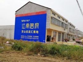 隆林农村墙体广告在不同形式上面展现的不同特色