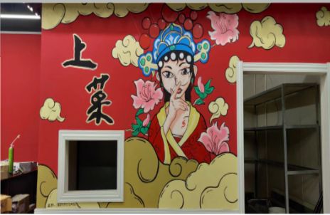 隆林墙体彩绘的发展和应用