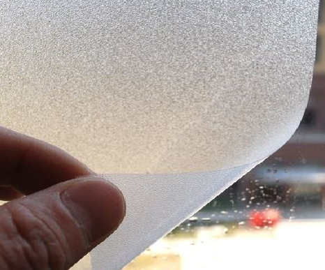 隆林玻璃门外面粘广告用什么材料好？